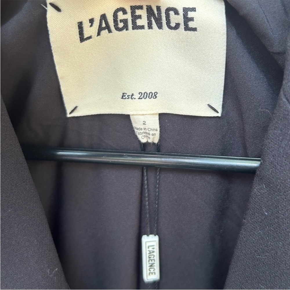 NWT L'AGENCE Elegant Black Blazer - Picture 5 of 9